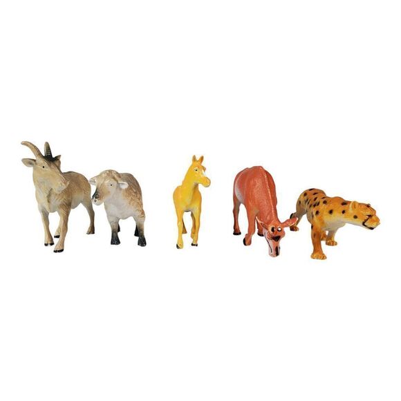 Lot of 9 Plastic Animals Wildlife Zoo Safari Assorted Sizes Toys Pretend Play - Picture 4 of 6